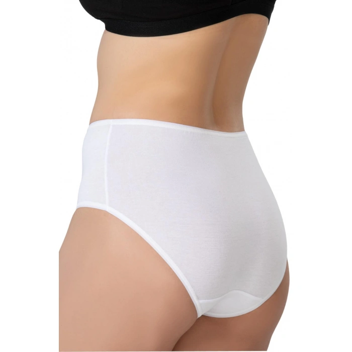Beyaz Mı Emay 1442 Modal Coton Yüksekbel Külot