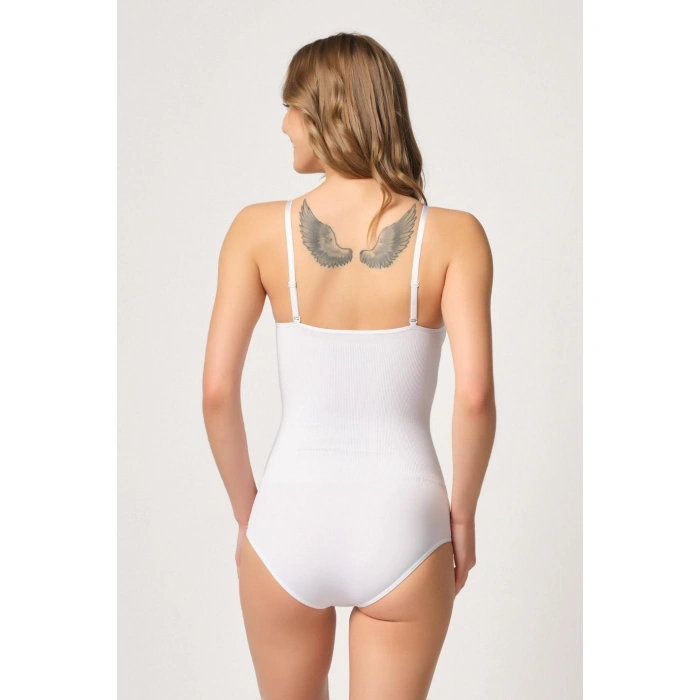 Beyaz Mı Emay 1925 Soft Pedli Çıtçıtlı Body