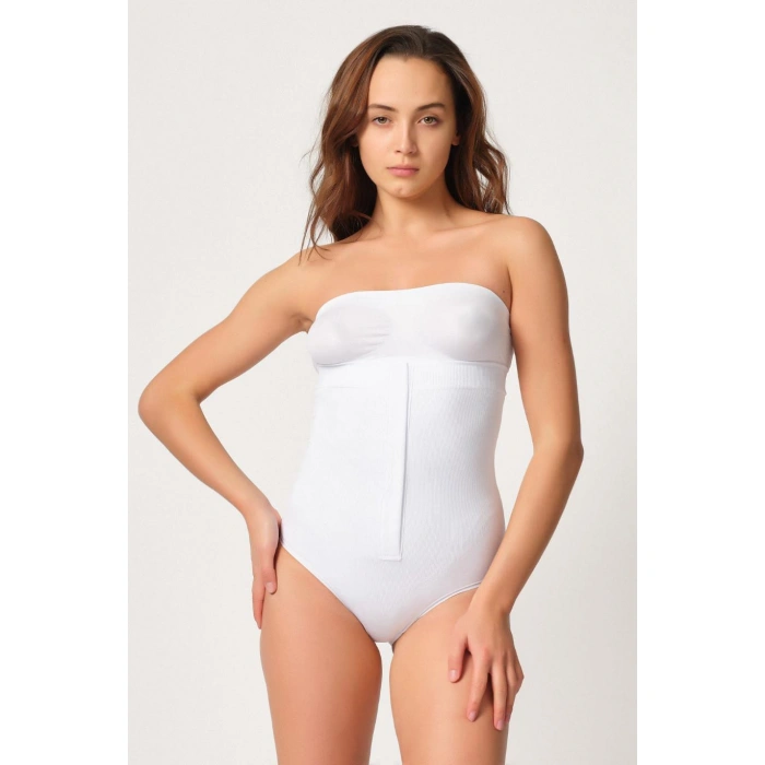Beyaz Mı Emay 2088 Önden Agraflı Slip Korse