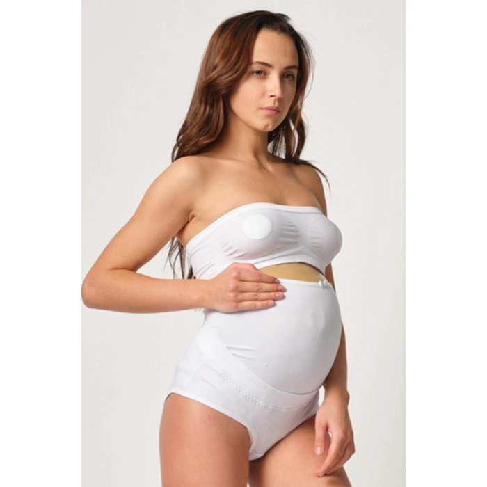 Beyaz Mı Emay 2825 Cotton Hamile Karın Destekleyici Slip Korse