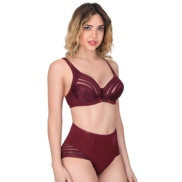 Bordo Mı Emay 177 D Toparlayıcı Sütyen Takım