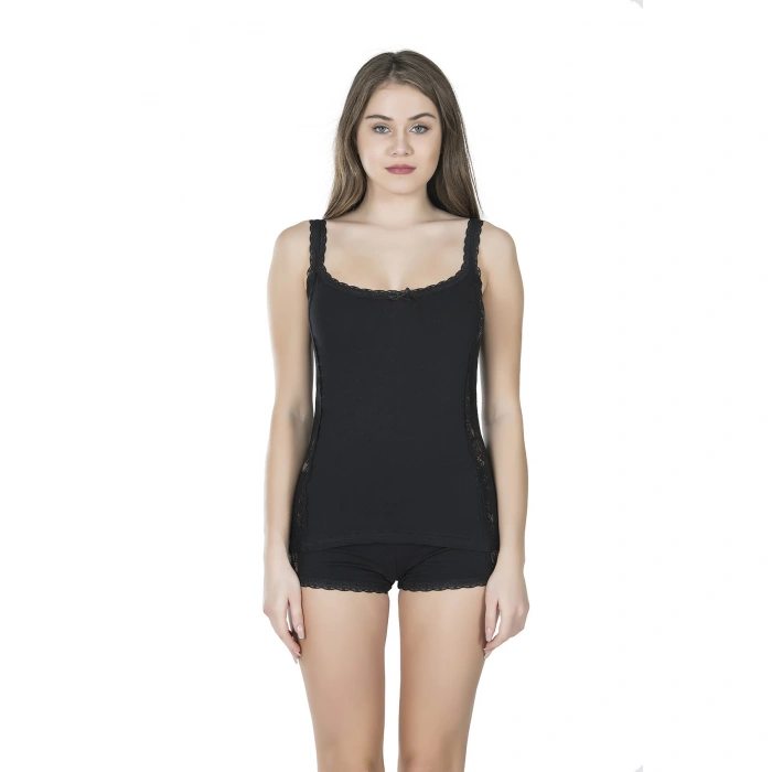 Dantelli Atlet Şort Takım 057