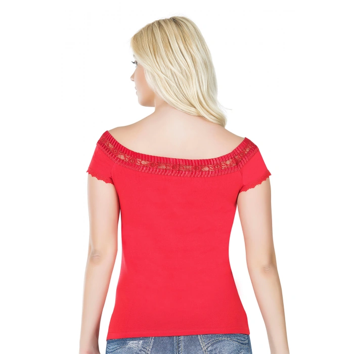 Dantelli Kadın Tişört 259