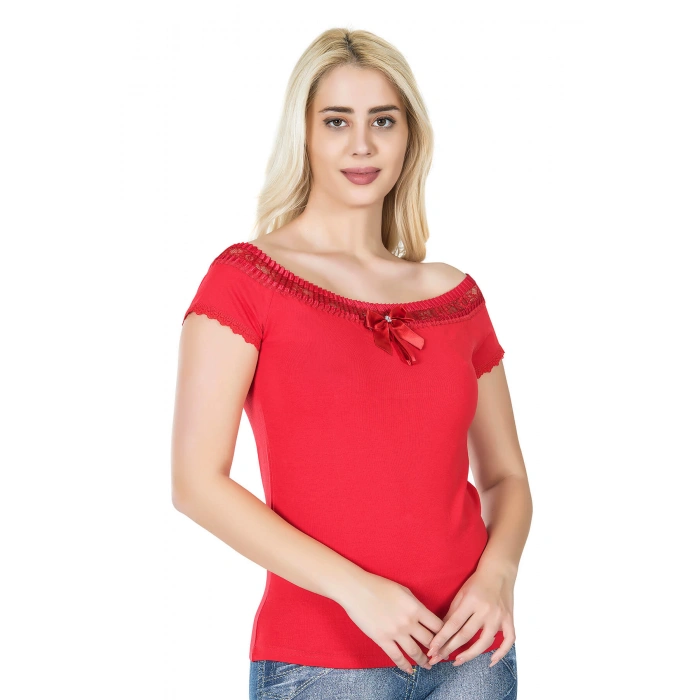 Dantelli Kadın Tişört 259