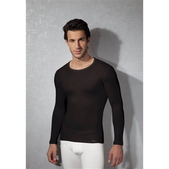 Doreanse Erkek  Yuvarlak Yaka Uzun Kol T Shirt 2965