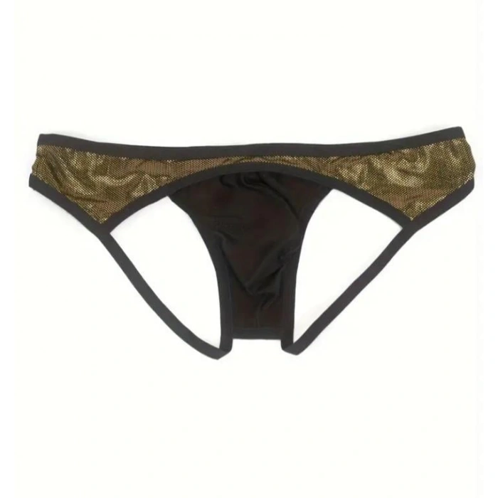 Erkek  Gold Metalik Jockstrap İç Giyim