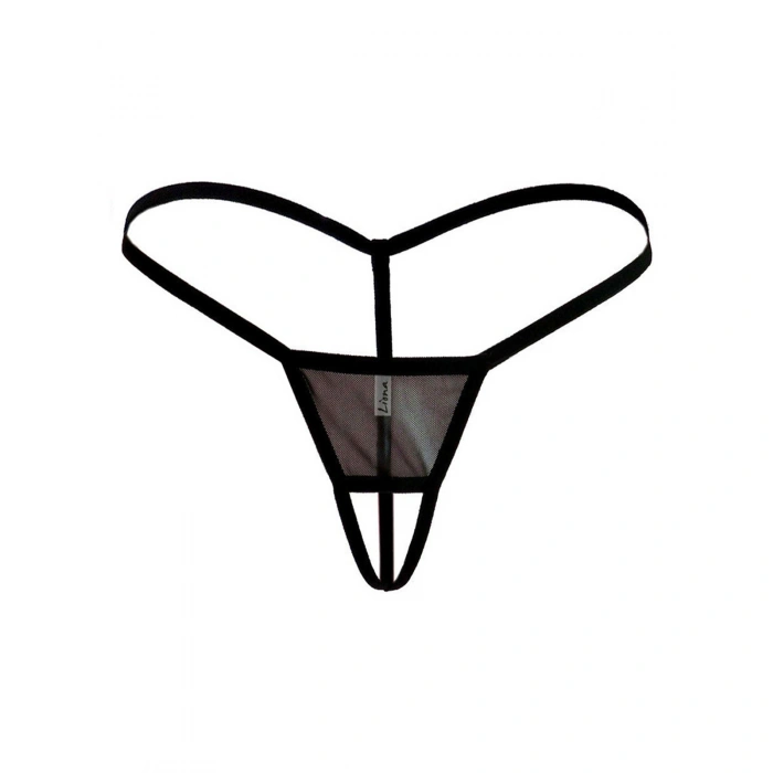 Fantazi İç Giyim Kadın Mini Siyah Fantezi G String