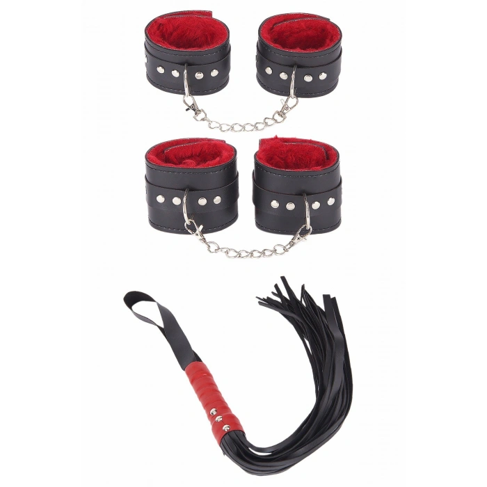 Fantezi Kelepçe Seti Ve Kırbaç