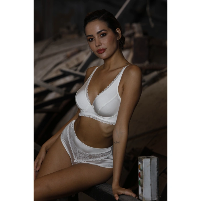 Giorgia  Wire Bra, Ekrı Konforlu Ve Şık Sütyen