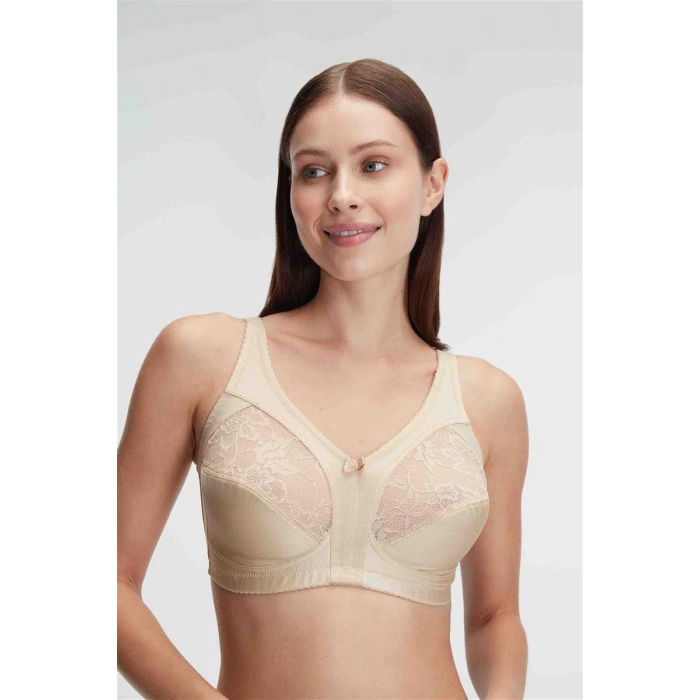 Günlük Desteksiz Balensiz Kaplı Yazlık Dantel Detaylı Toparlayıcı Sütyen