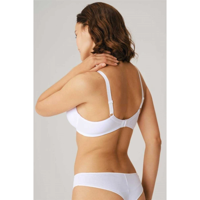 Kadın Balenli Desteksiz Dolgusuz Toparlayıcı Yumuşak Süngerli Günlük Klasik Küçültücü Sütyen