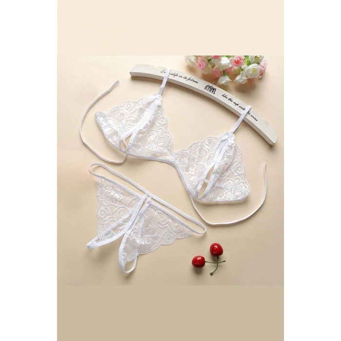 Kadın Dantelli Sütyen Külot Takımı 5li Set