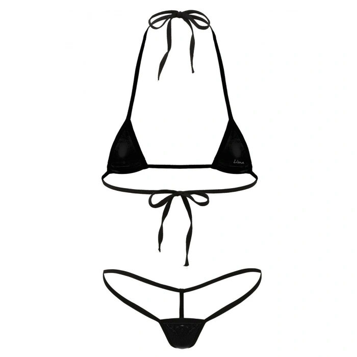 Kadın Fantazi İç Giyim Siyah Sütyen İç Çamaşırı Takımı