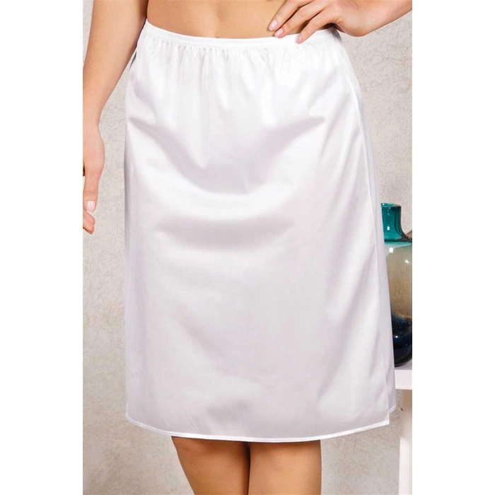 Kadın Polyamid Kumaşlı Diz Altı Uzun Etek Altı Jüpon