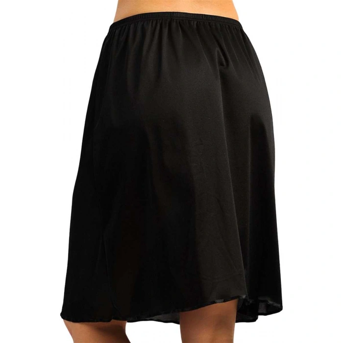 Kadın Polyamid Kumaşlı Diz Altı Uzun Etek Altı Jüpon