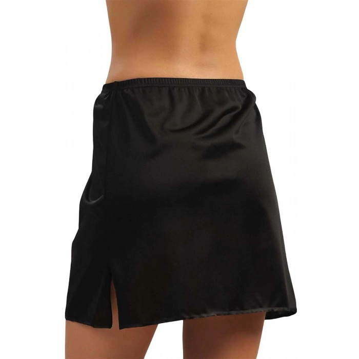 Kadın Polyamid Kumaşlı Diz Üstü Kısa Etek Altı Jüpon