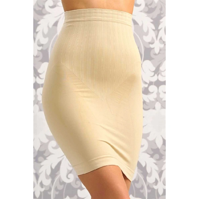 Kadın Toparlayıcı Vücut İnceltici Dikişsiz Yüksek Bel Etek Korse