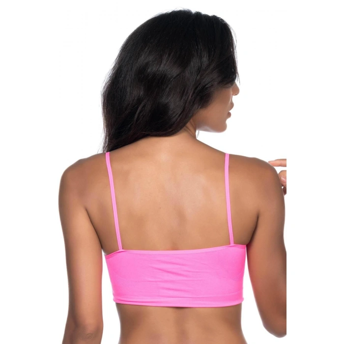 Neon Fuşya Mı Emay 4003 Soft İp Askı Büstiyer