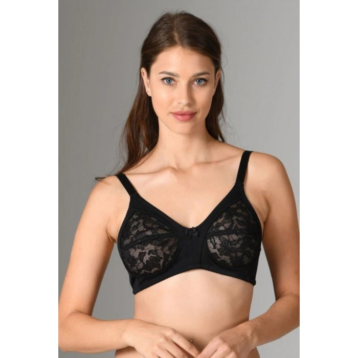 Siyah Elestan Mikro Sütyen 352