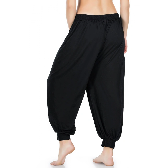 Siyah Manşetli Şalvar 0527-syh