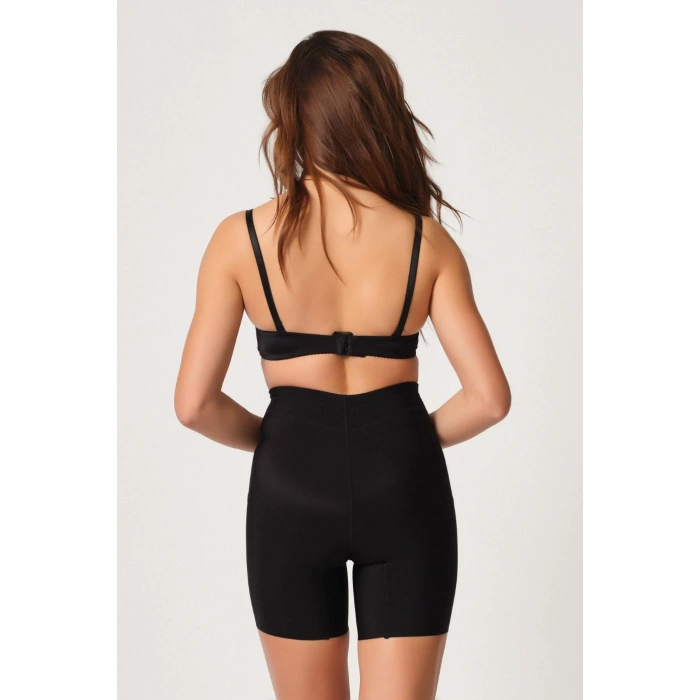Siyah Mı Emay 2816 Yüksek Bel Boxer Lazer Korse