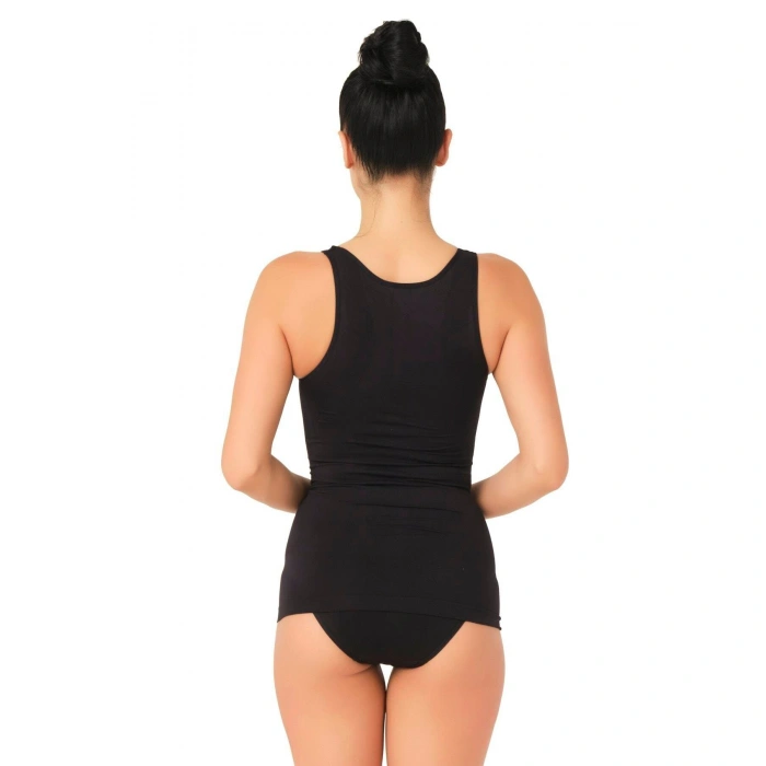 Siyah Mı Emay 5015 Kalın Askılı Atlet Korse