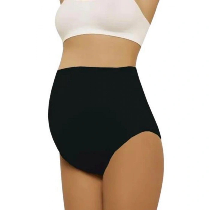 Siyah Mı Emay 5210 Seamless Soft Hamile Slip