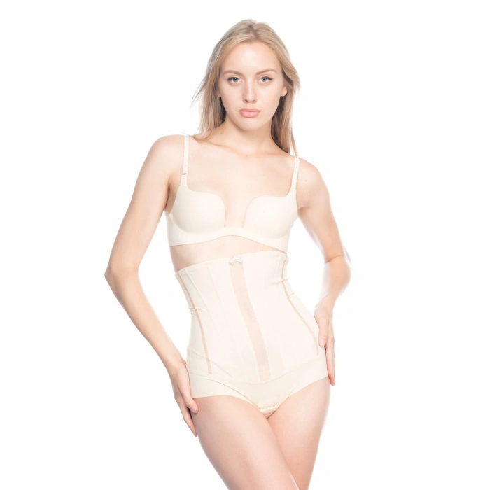 Ten Mı Emay 2886 Yüksek Bel Tül Slip Lazer Korse