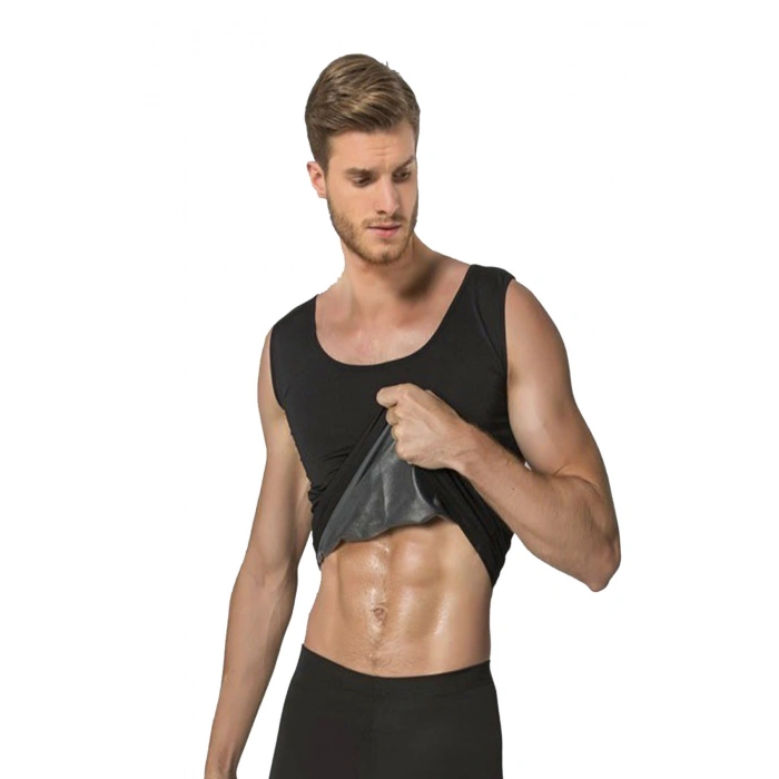 Siyah Erkek  Termal Sauna Atlet - 744