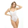 Beyaz Dantelli Bodysuit - 887b