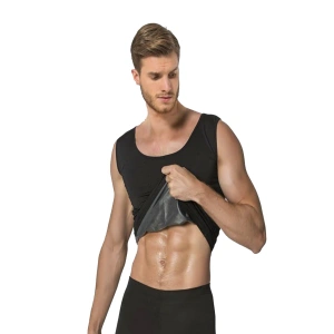 Siyah Erkek  Termal Sauna Atlet - 744