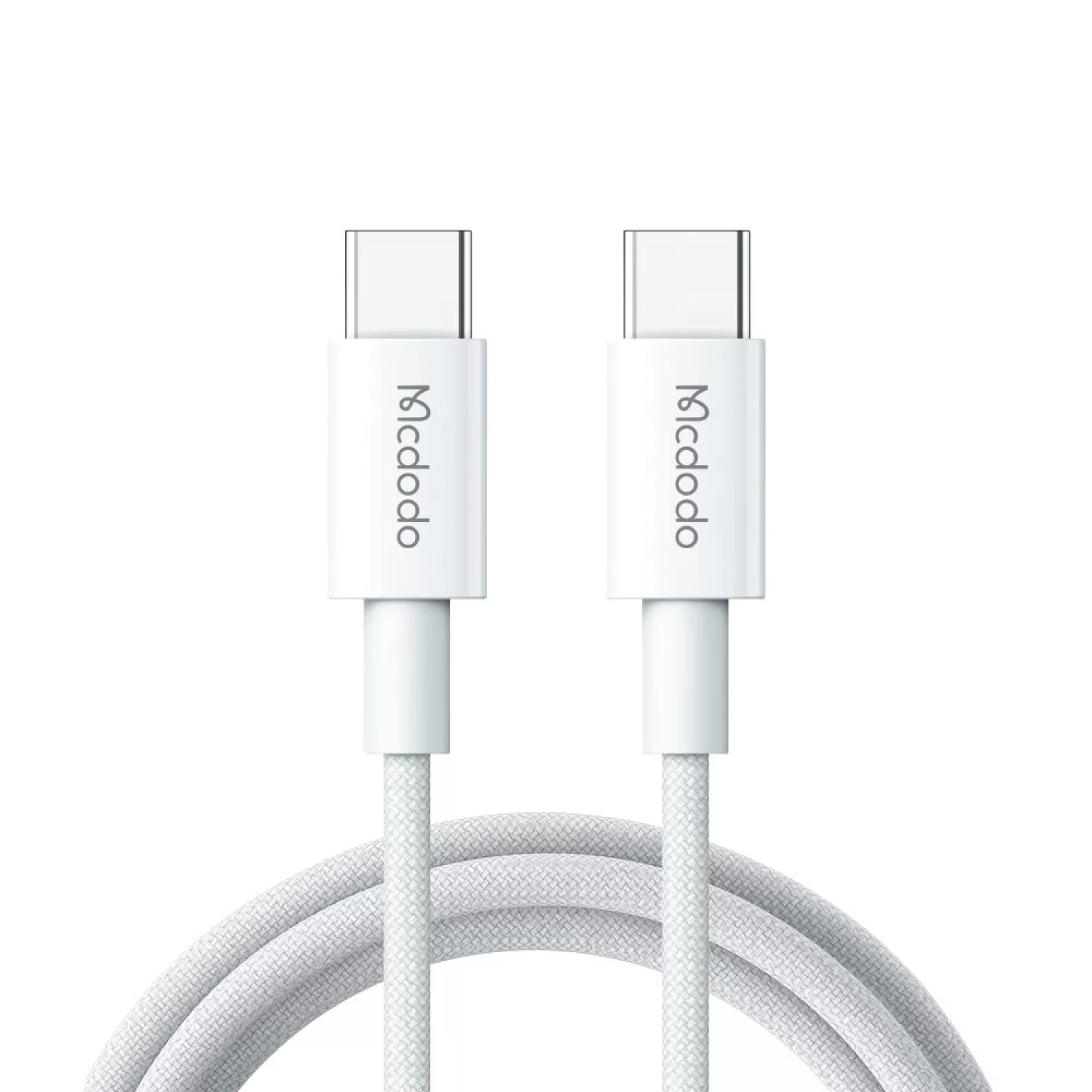 MCDODO CA-2770 60W USB -C TO USB-C ŞARJ VE DATA KABLOSU BEYAZ - 1.2 M