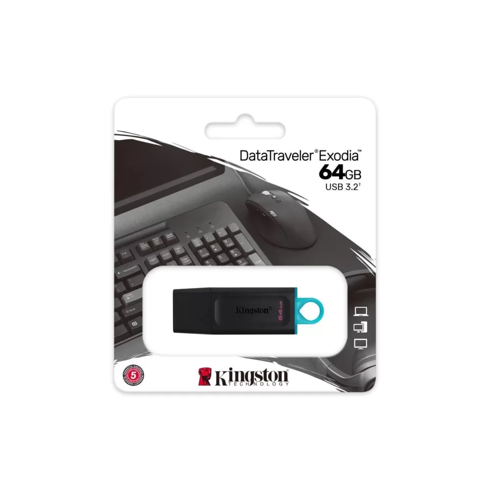 Dtx 64gb Usb 3.2 Gen.1 Datatraveler Exodia Flash Bellek Dtx/64
