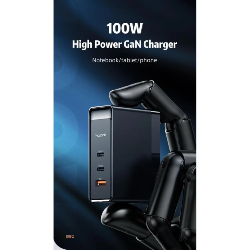 ezlgrup 100w Gan 3xport Hızlı Şarj Adaptörü Eu Uk Giriş desinger 971895