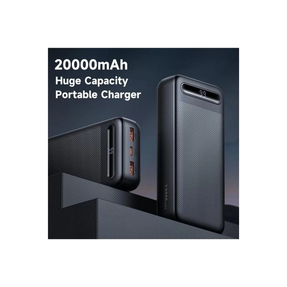 20000mah Powerbank Led Ekranlı 20.000 Mah Taşınabilir Şarj Cihazı Siyah Mc-4432