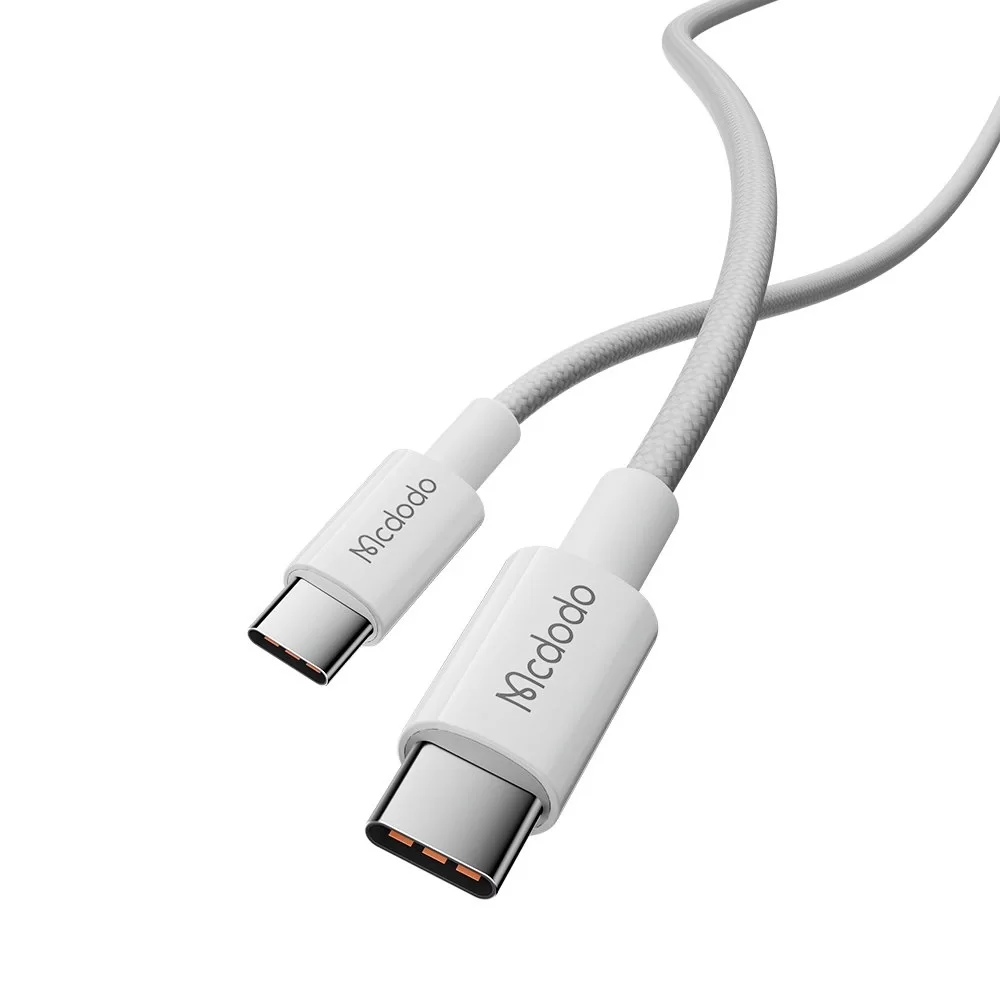 MCDODO CA-2770 60W USB -C TO USB-C ŞARJ VE DATA KABLOSU BEYAZ - 1.2 M