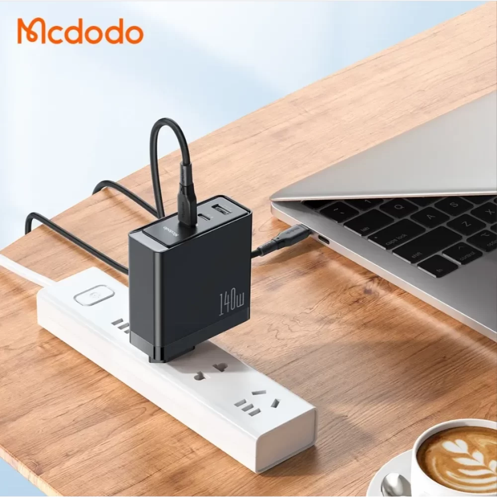 Mcdodo CH-2913 140W GaN 5 Pro Şarj Adaptörü + Type-C To Type-C Şarj Kablosu