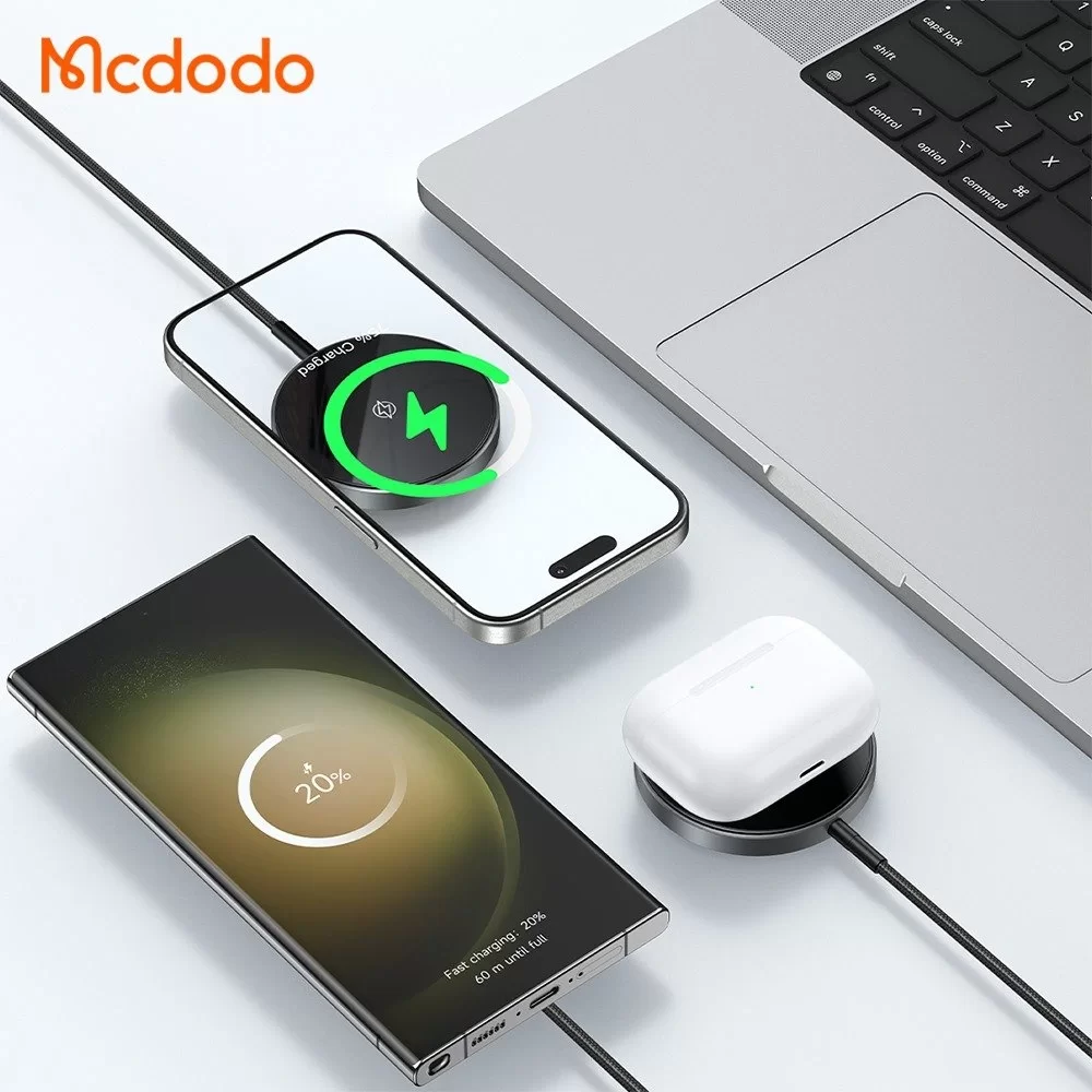 MCDODO CH-5490 TURE 15W IPHONE MANYETİK KABLOSUZ ŞARJ CİHAZI