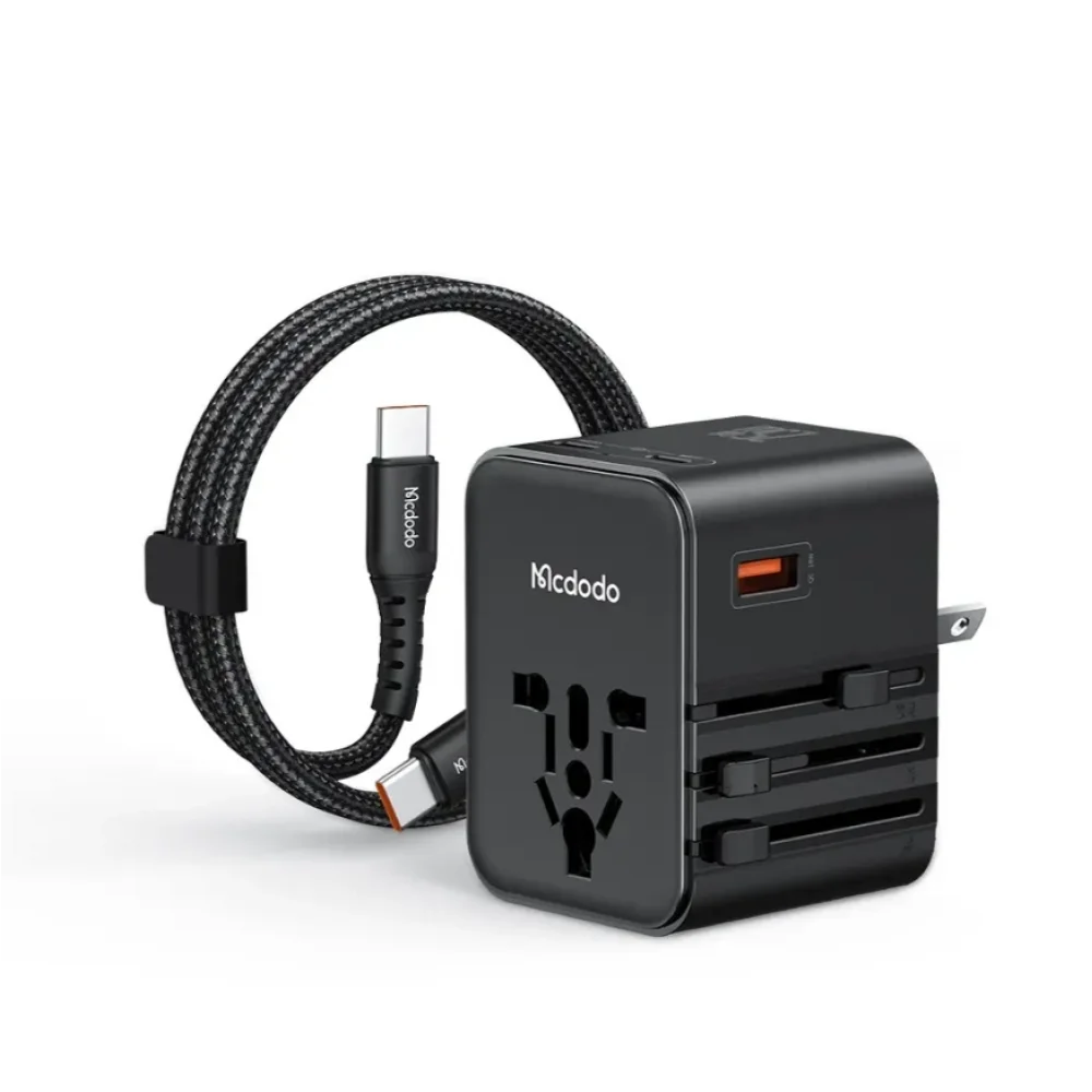 Mcdodo CP-3260 25W Evrensel Seyahat Adaptör Type-C To Type-C kablo dahili