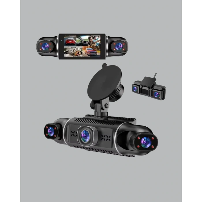 170° Geniş Açı 4 Kameralı Araç Kamerası Hareket Algılamalı