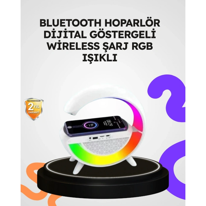 2025 Yeni Seri 15W Kablosuz Şarjlı LED Atmosfer Lambası