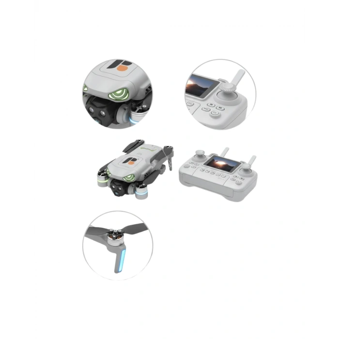 360° Takla ve Çift Kamera Özellikli Hobi Drone