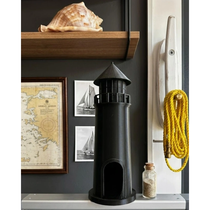 3D DENİZ FENERİ SİYAH