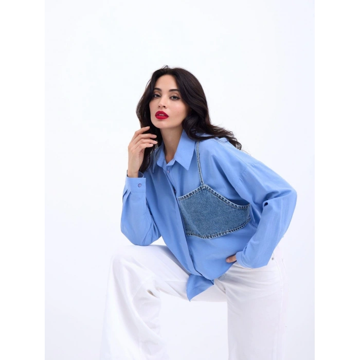 5419 GÖMLEK-KOYU MAVİ