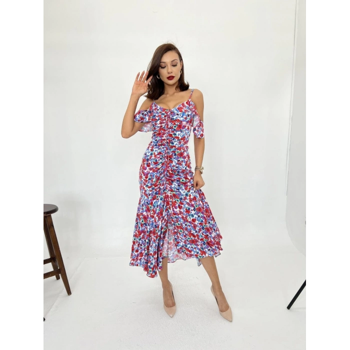 6410 ELBİSE-KIRMIZI