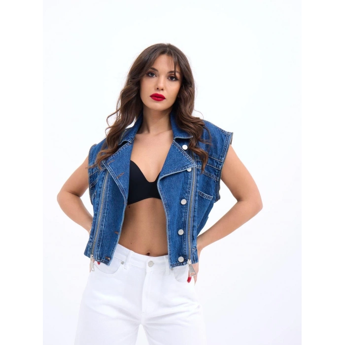 6765 KOT YELEK-MAVİ