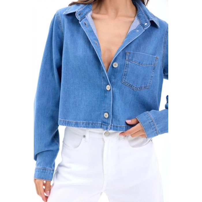 7367 KOT GÖMLEK-MAVİ