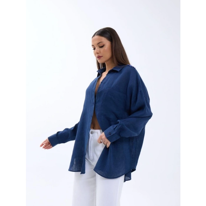 7399 GÖMLEK-LACİVERT