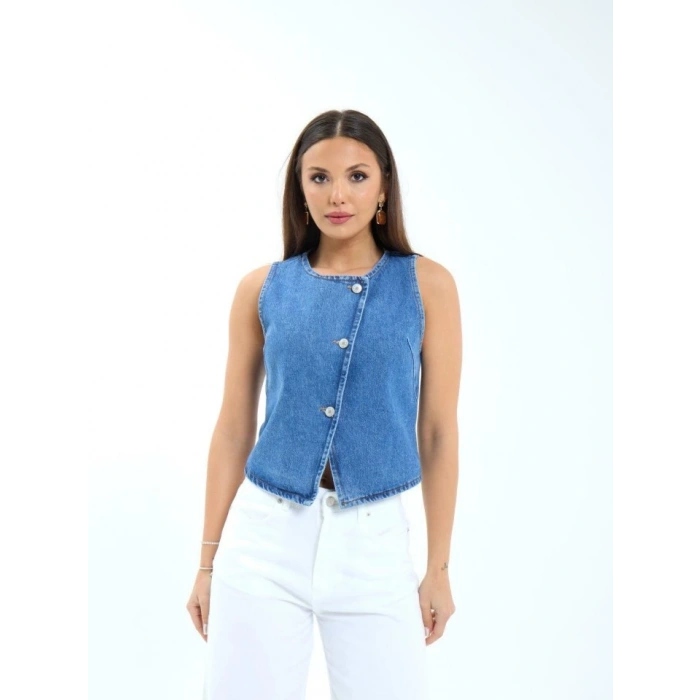 7401 KOT YELEK-MAVİ