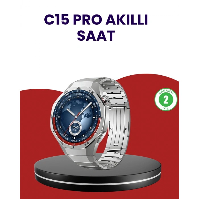Adım Sayar ve Uyku Takip Özellikli Akıllı Saat